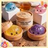 Juguete Squishy de Comida Realista: Juguete Antiestrés Bollo Gigante con Purpurina, Adorno Estético de Escritorio, Juguetes Creativos Fidget para Hobby de Adultos