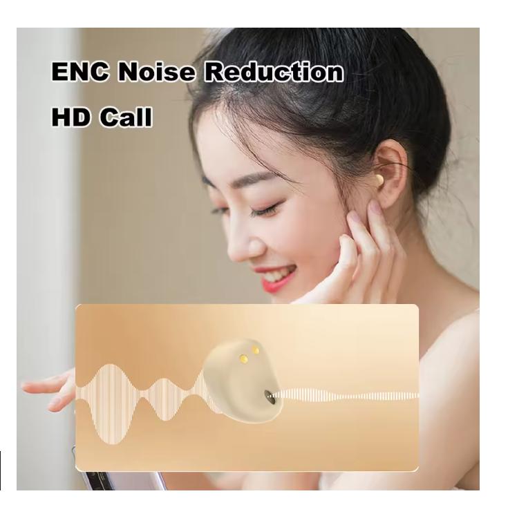 2025 NEW Mini Sleep Earphones Wireless Invisible Earbuds Bluetooth 5.3 Headphones Noise Reduction Waterproof Sports Headsets With Mic