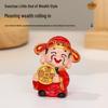 Resin Car Decoration: God of Wealth Ornament for Home & Cake