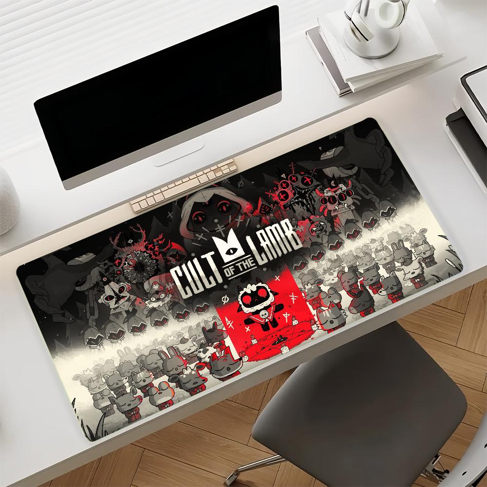Spiel Kult des L-Lamms Mauspads Rutschfeste Gummi-Gamer Balance Computer-Matte Decoracion Schreibtischmatte Laptop Büro Groß