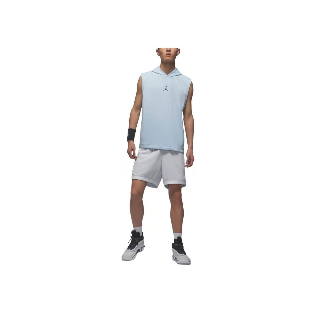 Nike Quick-Dry Solid Color Sleeveless Knit Top Men Tops Blue DZ0572-441