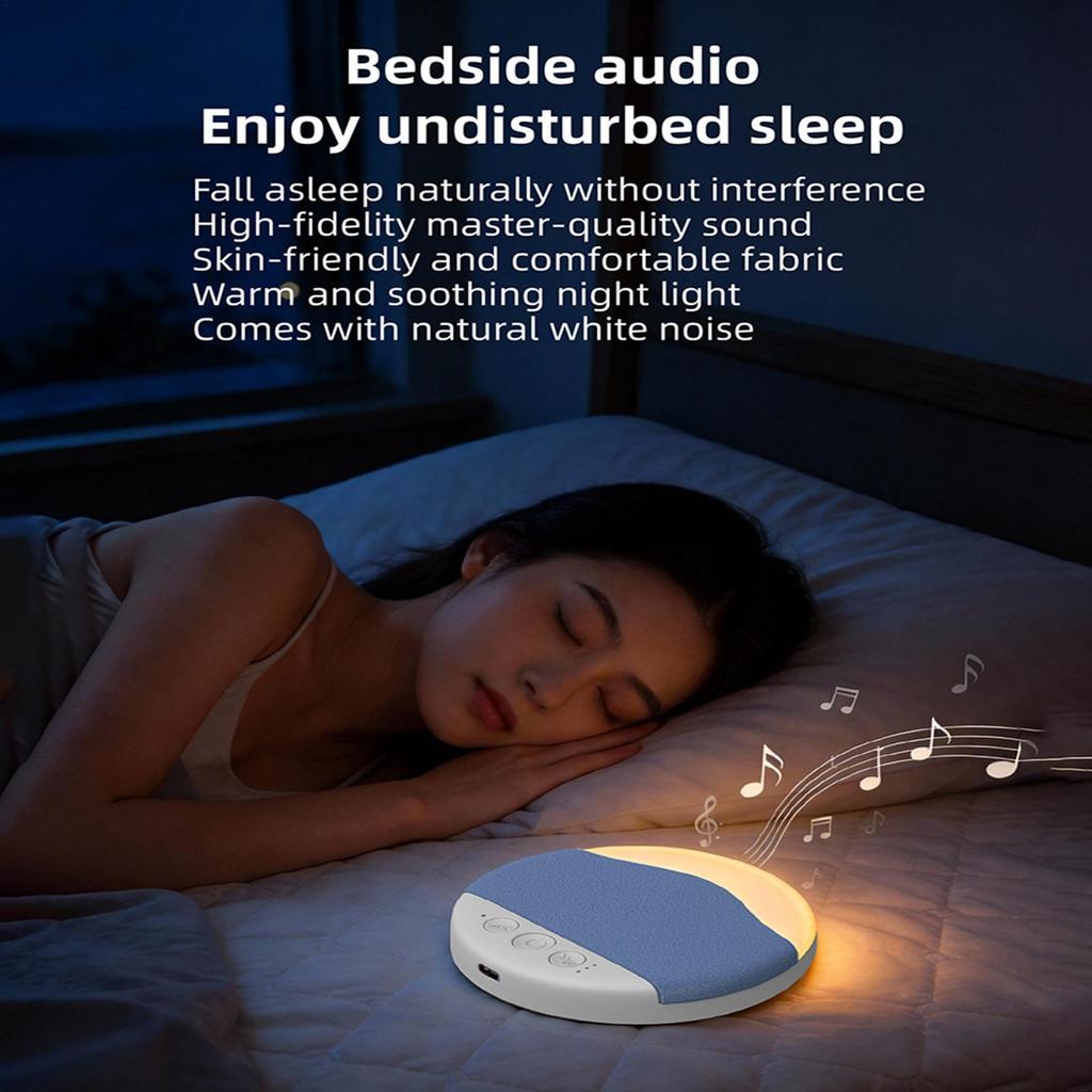 Bedroom Pillow Speaker Sound BT Under Pillow Speaker Stereo Bass White Noise With Timer For Sleeping Gifts