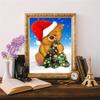 Full Square Diamond Embroidery Christmas Diamond Painting Cross Stitch Bear Mosaic 5D Animal Holiday Gift