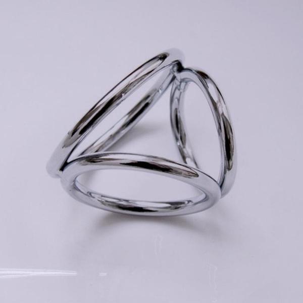 Triple Stainless Steel Male Ring Accessories