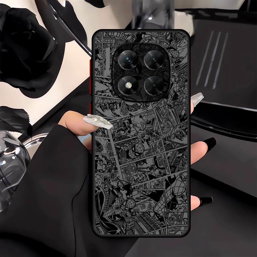 Custodia per Xiaomi Redmi Note 14 12 13C 13 Pro Plus 9S A4 11 10 14C Cover per Telefono Marvel Spider Man
