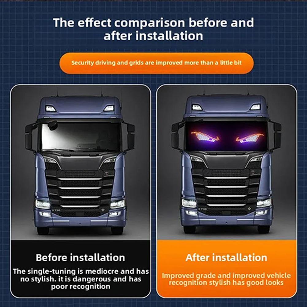 Devil Eye Car LED Light For Board Windshield USB 4 Modes Cool Tail Lamp Car Auto Decoration Lights Car Devil Eye Light