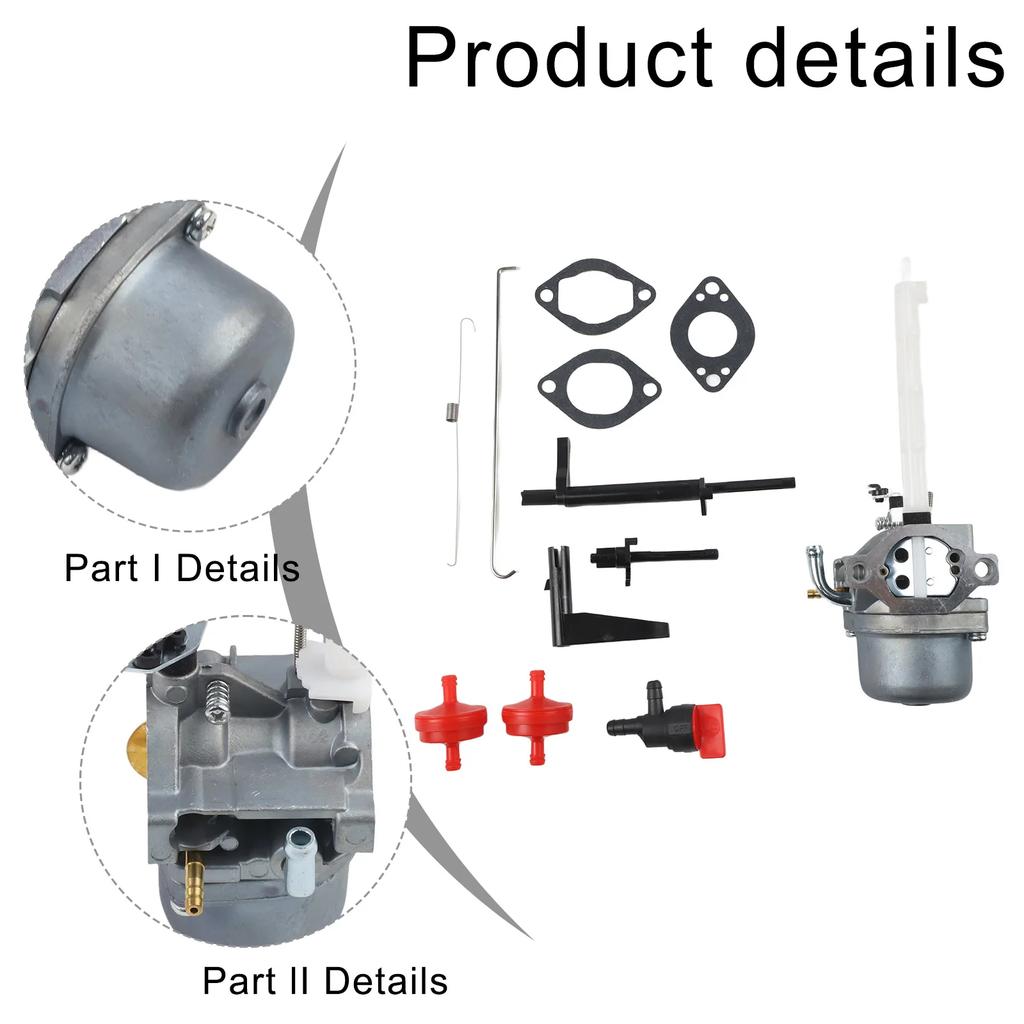 Carburetor Kit for Snowplow Tractors Fits Models For 796122 794593 696737 and 793161 for Optimal Fuel Delivery