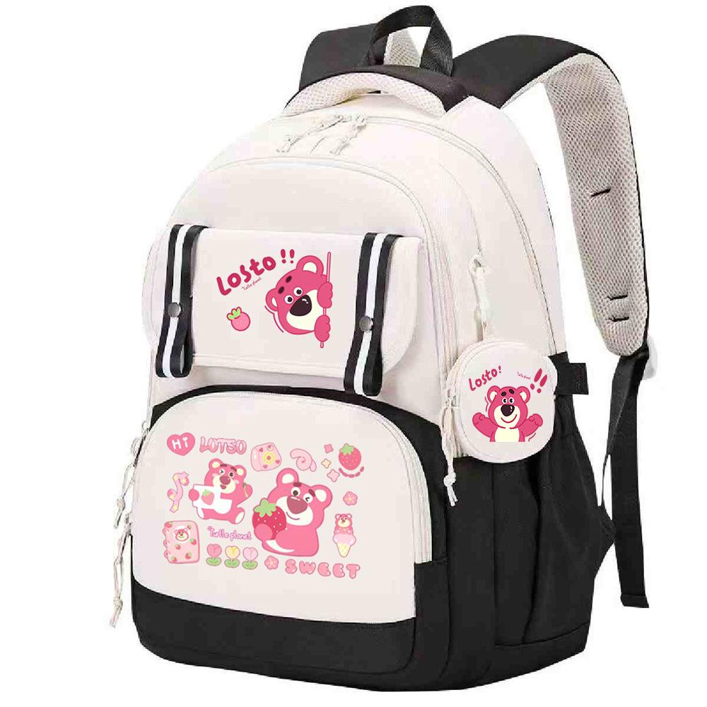 Cute Children's School Bag Lightweight Ridge Protection Elementary School Students Grades 3-6 Junior High School Students Burden Reduction Backpack