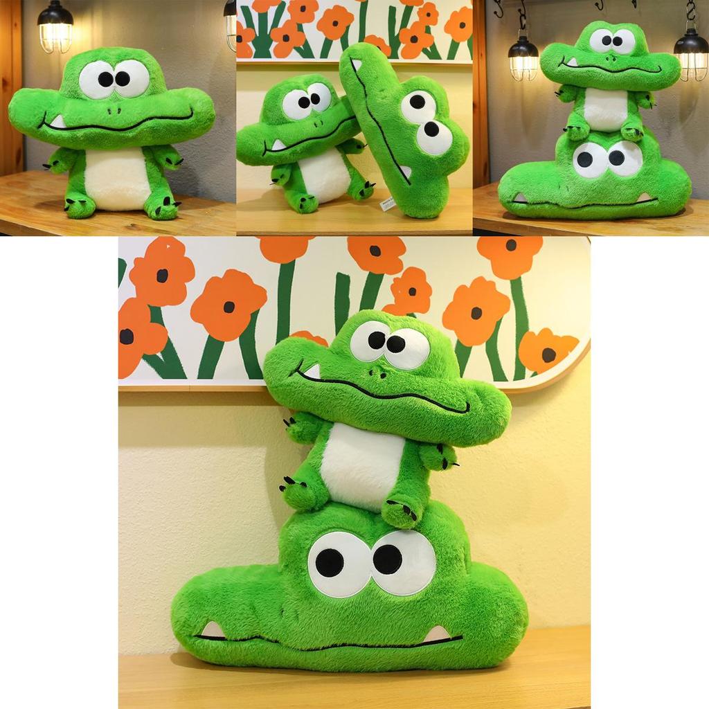 Extra Large Funny Crocodile Pillow Soft Plush Toy Adorable Alligator Cushion For Home Decor
