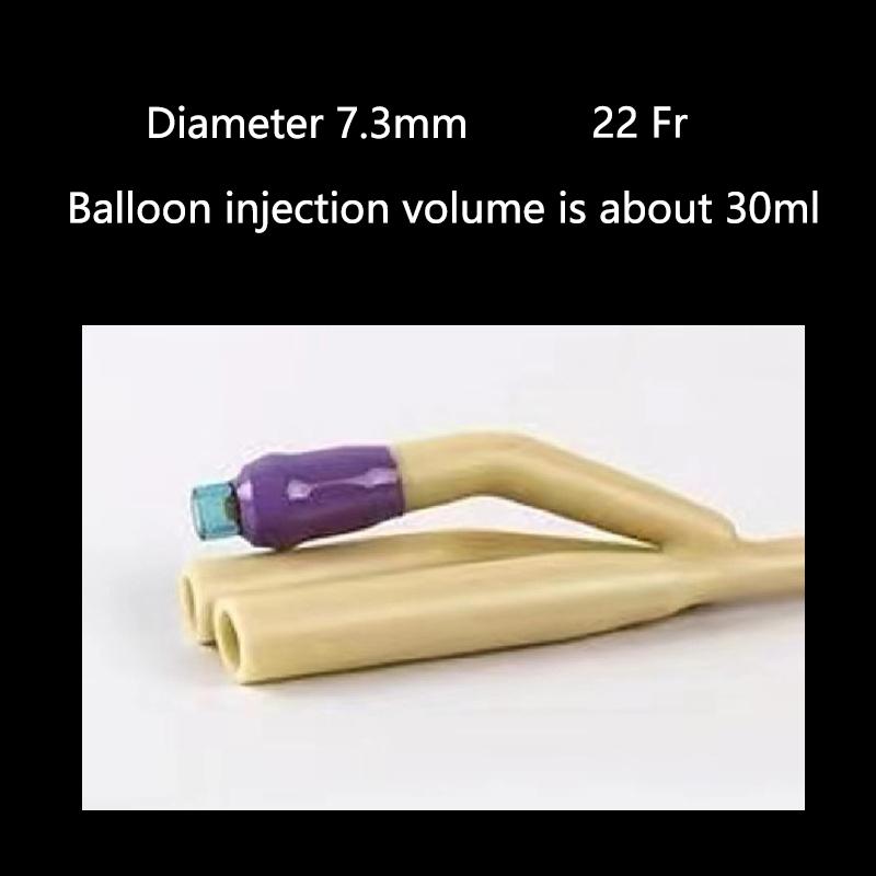 1pcs 2/3 Chamber Latex Catheter Silicone Coated Sterilized Urethral Catheter Male/Women/Children Urinary Catheter