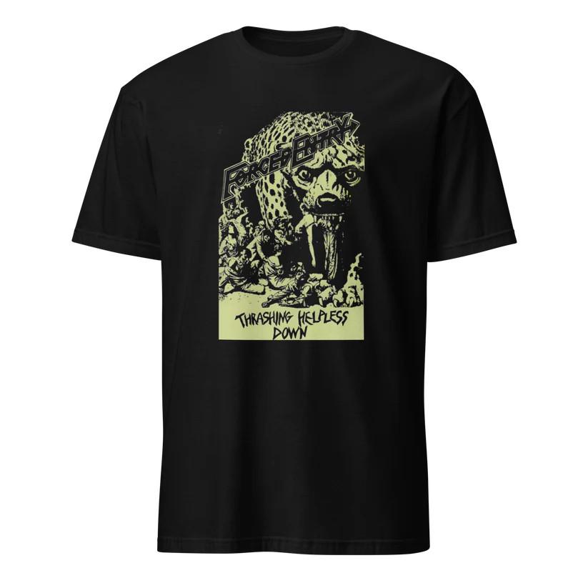 Forced Entry Band Thrashing Helpless Down Cotton Black All Size T Shirt CM217 Unisex T-Shirt XXL