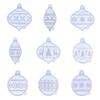 Shiny Glossy Molds Christmas Tree Keychain Silicone Mold DIY Keychain Pendant Jewelry Epoxy Resin Crafting Molds