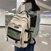 HeiDiga Large Capacity Lightweight and Perfect for and Korean Ideal for High School Girls and Popular and Includes Laptop Multiple and Large Mesh