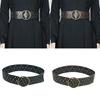 Pin Buckle Waist Belt with Rivet Adjustable Waist Belt for Women Jean Skirt Coat