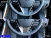 BRIGHTZ Harrier MXUA80 MXUA85 Stainless Steel Steering Panel Satin Silver