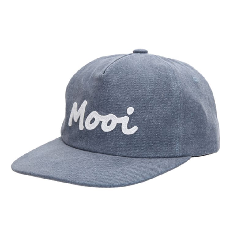 MooiHead Mooi Applique Pig Bio Ball Cap_Blue