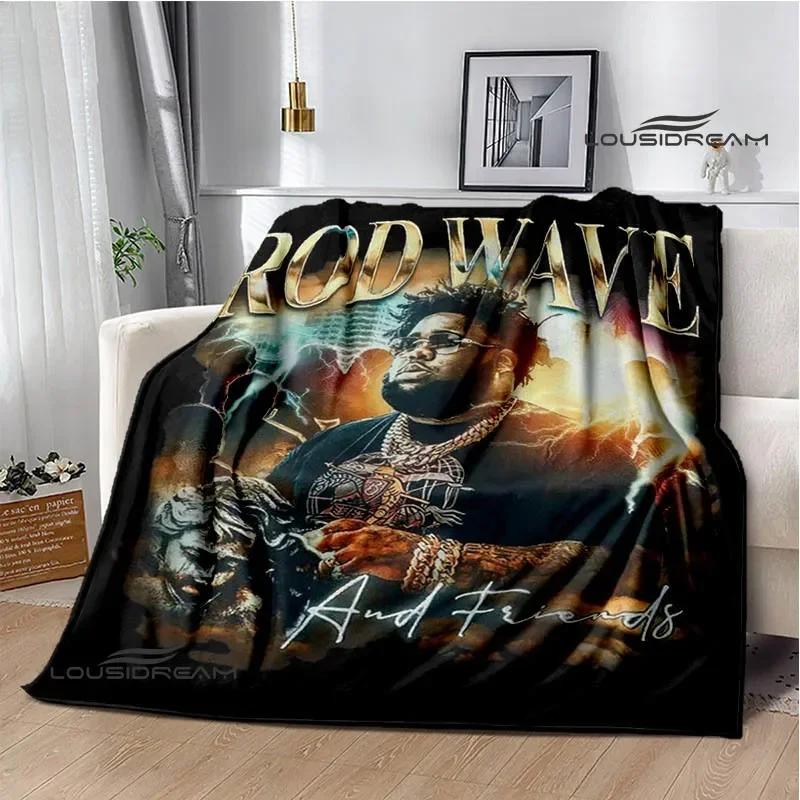 Rapper rod wave printed blanket Warm Flannel Blankets Soft and Comfortable blanket Home Travel Blanket bed linings Birthday Gift