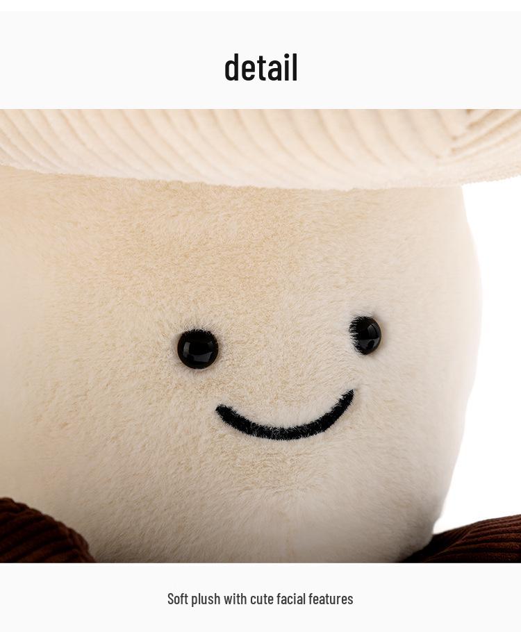 Cute Mushroom Plush Doll Cushion - Children's Cartoon Back Pillow Gift