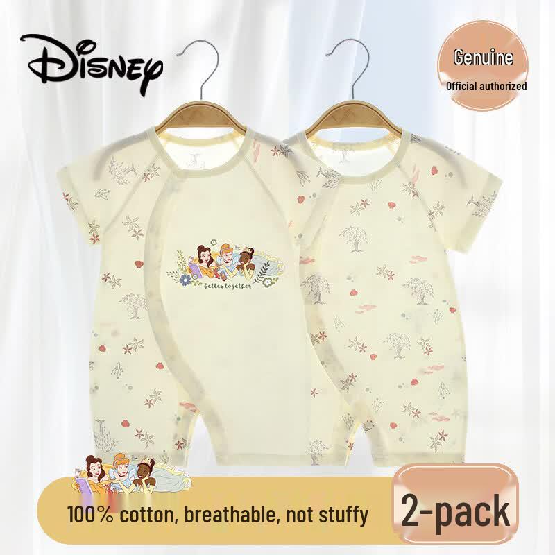 Disney Baby 2-Piece Summer Cotton Short-Sleeve Bodysuit Set