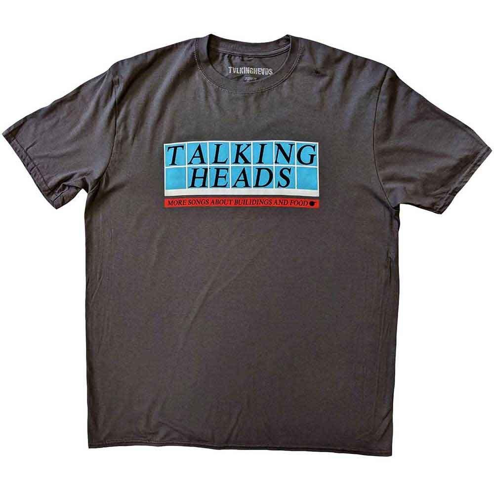 Talking Heads Tiled Logo T-Shirt Grey New Unisex T-Shirt XXXL