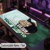 Large Mouse PadBillie Eilish Custom Name Text Personalized Desk Mat Non Slip Gaming Pad