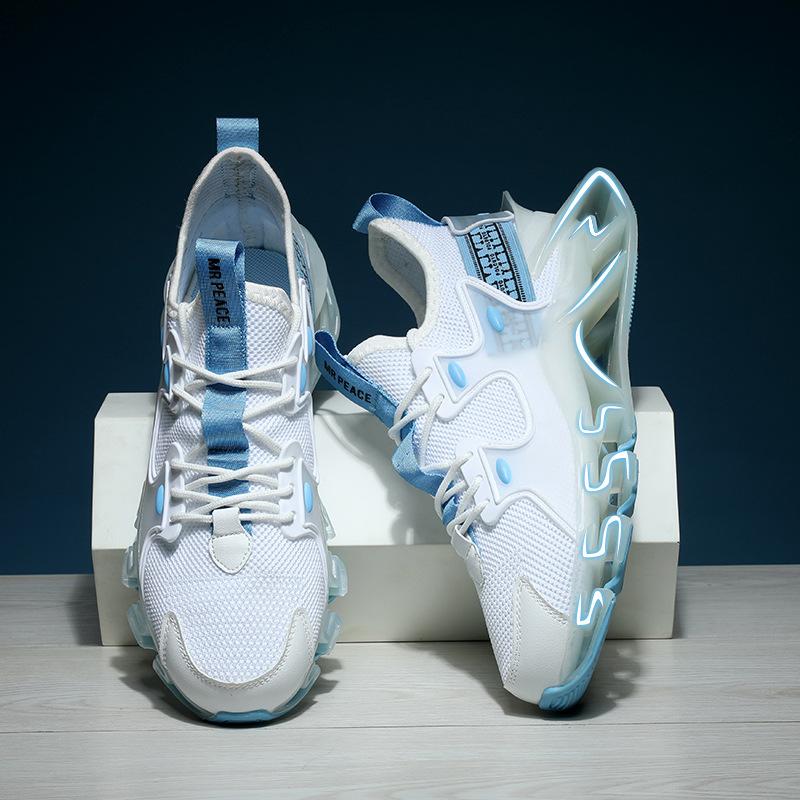 22 летние новые кроссовки для бега повседневные дышащие кроссовки из плетеной ткани Мужские 39