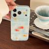 Blue Polka Dot Bubbles Goldfish 3D Case for iPhone 17 Pro Max 16 Pro 15 14 Full Cover Anti Drop Double Layer Protective Phone Cover