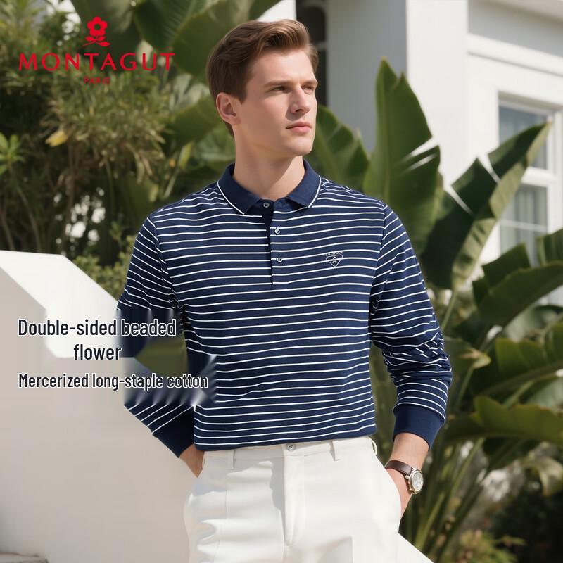 Montagut Men s Long-Sleeve Polo Shirt XL