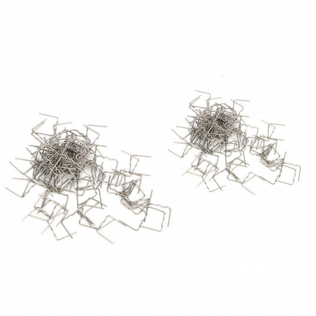 200pcs Flat Staples 0.6/0.8mm Hot Stapler For Plastic