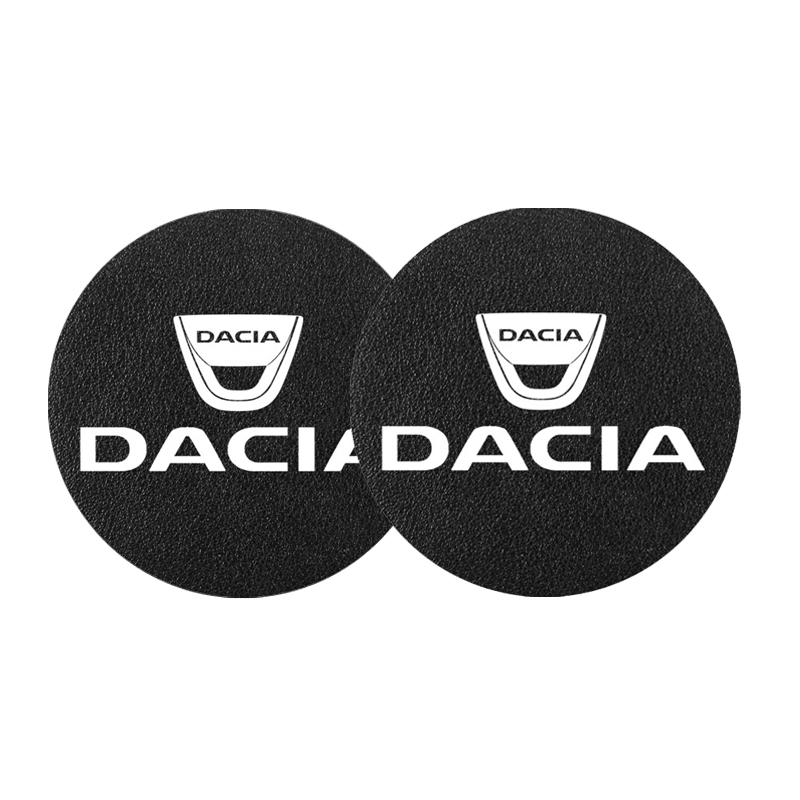 2 ks podtácků do auta, podložky pod hrnek s vodou, vodotěsné vložky do přihrádky pro Dacia Duster Logan Sandero Stepway Dokker Lodgy MCV 2019 Jaro