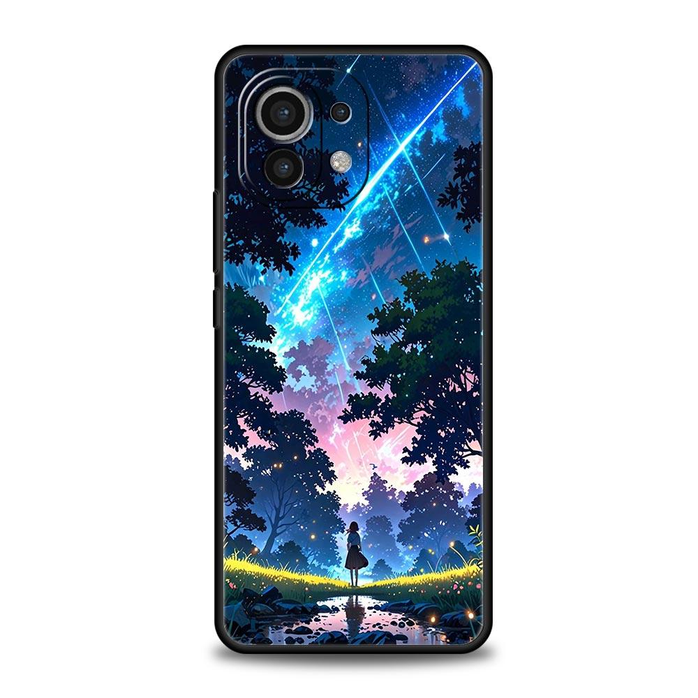 Phone Case For Xiaomi Mi 15 14 14T 13T 12T Pro 12 13 11 Lite 5G 11T X6 X5 Pro Soft TPU Cover Cartoon Sky