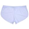 Solid Color Men Ultra-thin Translucent Low Waist Split Boxers Shorts Underwear