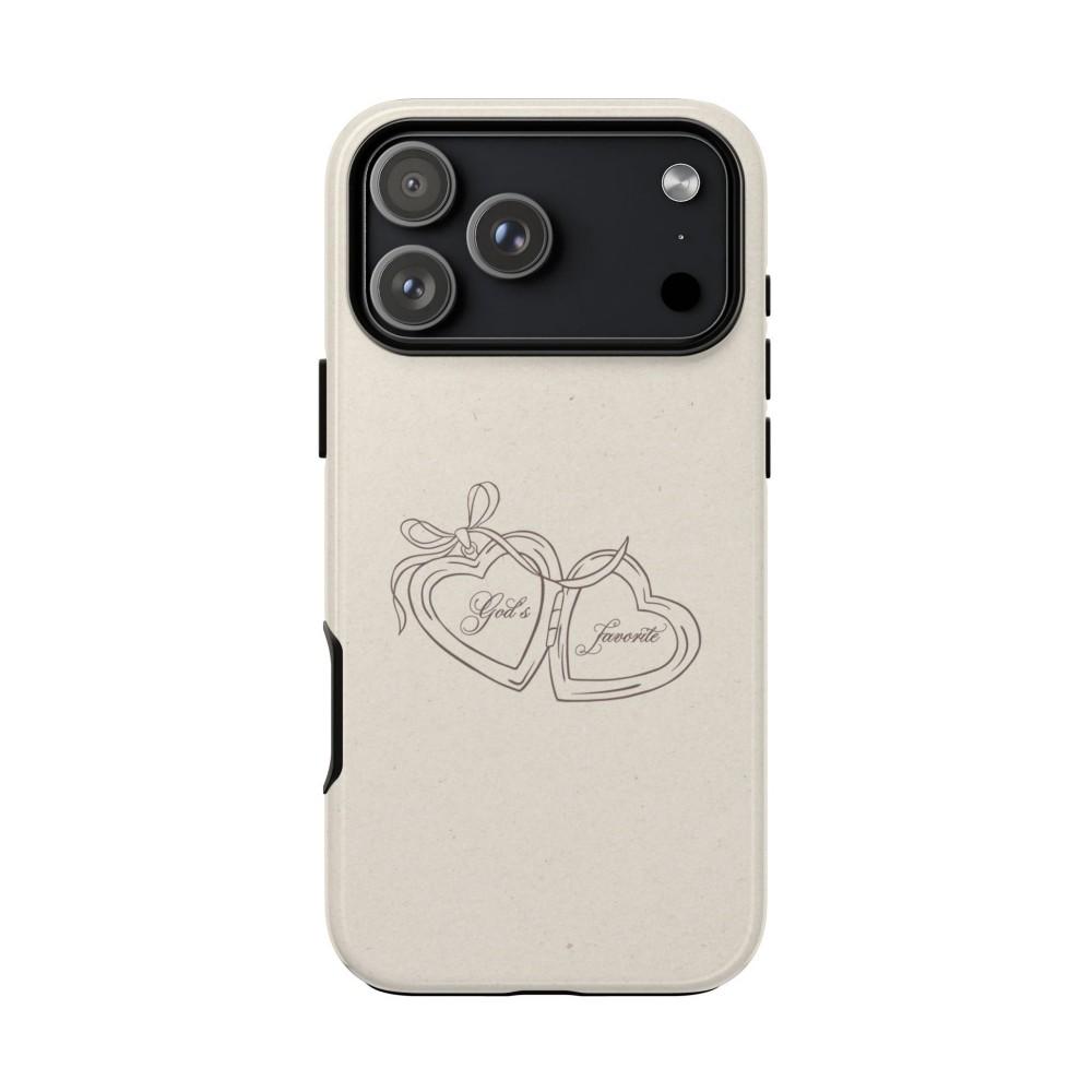Custodia per telefono di lusso Clmj a pois Gesù ti ama per iPhone 17 16 15 14 13 12 11 X XS Air Pro Max Plus Copertura Posteriore a Doppio Strato