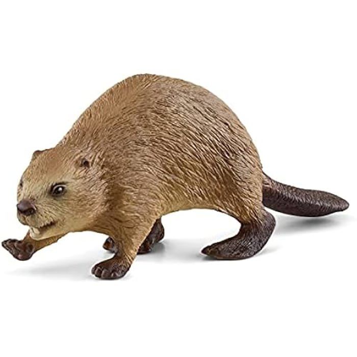 Figurine - SCHLEICH - 14855 - Castor - Multicolore - 10 x 3 x 3 cm