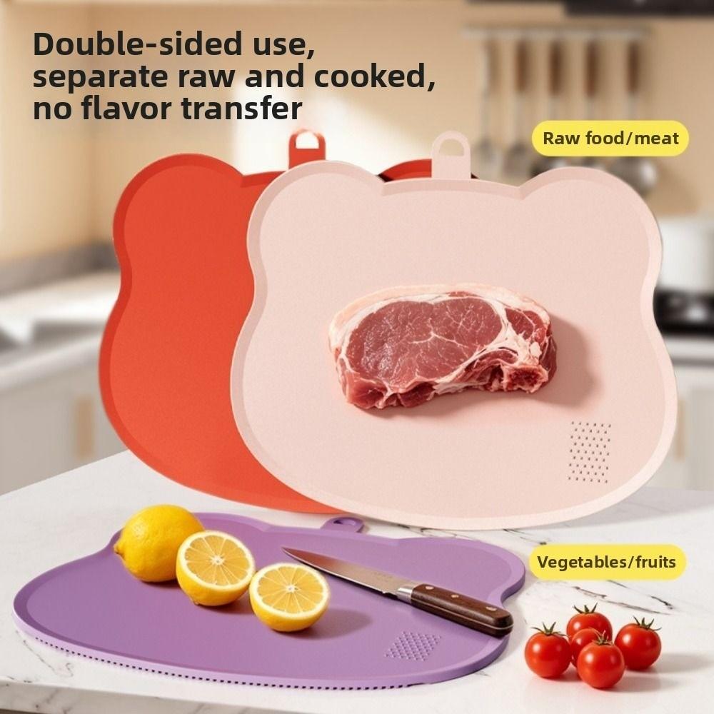 Anti-Mold Kitchen Chopping Block Double-Sided Fruit Cutting Board  Daily Cooking