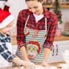 Nieuwjaar 2026 Linnen Kerstkabouters Schort Kerstdecoraties Voor Thuis Kerst Keukenaccessoires Natal Navidad 2026 Noel Decor