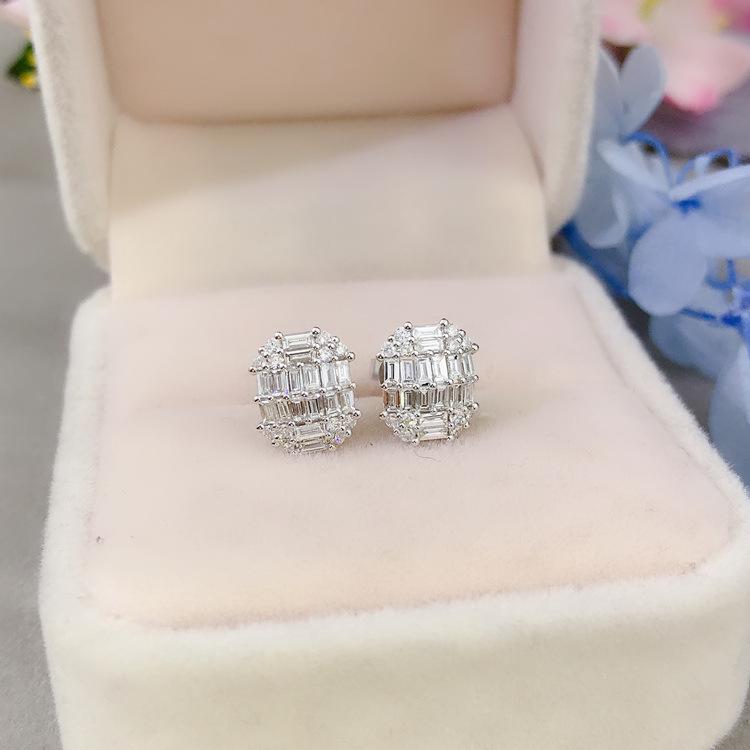 Stud Earrings For Women, Simple Zircon Earrings, Earrings For Girls, Small Fresh Earrings, Silver Jewelry.