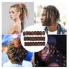 24 PCS Antique Copper Hair Beads Vintage Large Hole Metal Braiding Tube Beads for DIY Jewelry Hair Decoration