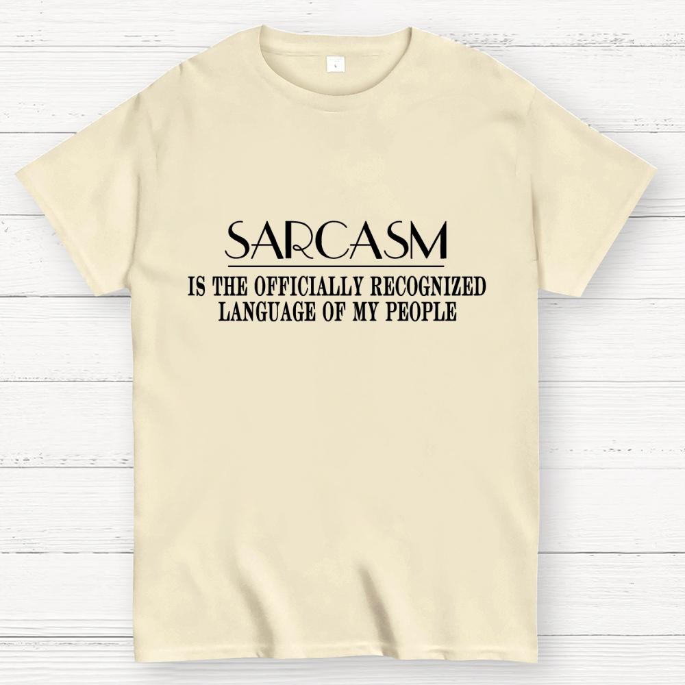 Fluently Sarcastic Cotton Casual Cool Loose T-Shirt
