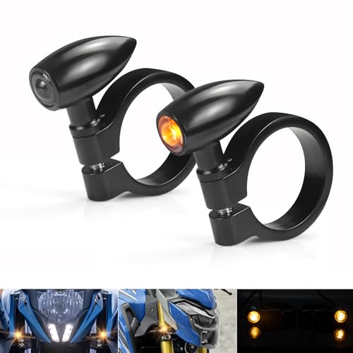 

YHTIMIOX Motorcycle Turn Signal LED Mini Turn Signal Waterproof IP67 Sequential Turn Signal Motorcycle LED Turn Signal M8 Renovation Easy Install
