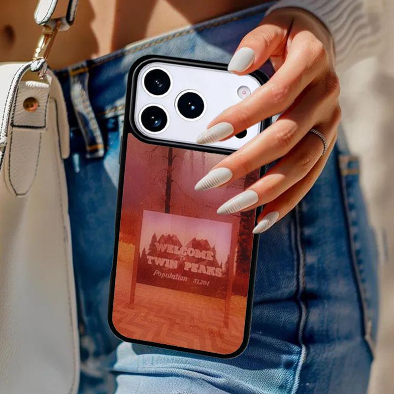 Welcome To Twin Peaks Phone Case For iPhone 17 Air 14 15 13 12 Max Cover For Apple 16e 11 Pro Max Plus Coque