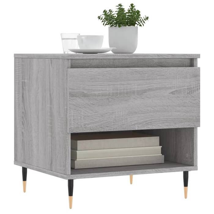 VidaXL Coffee Tables 2 Pcs Sonoma Grey 50x46x50 Cm Engineered Wood 830905