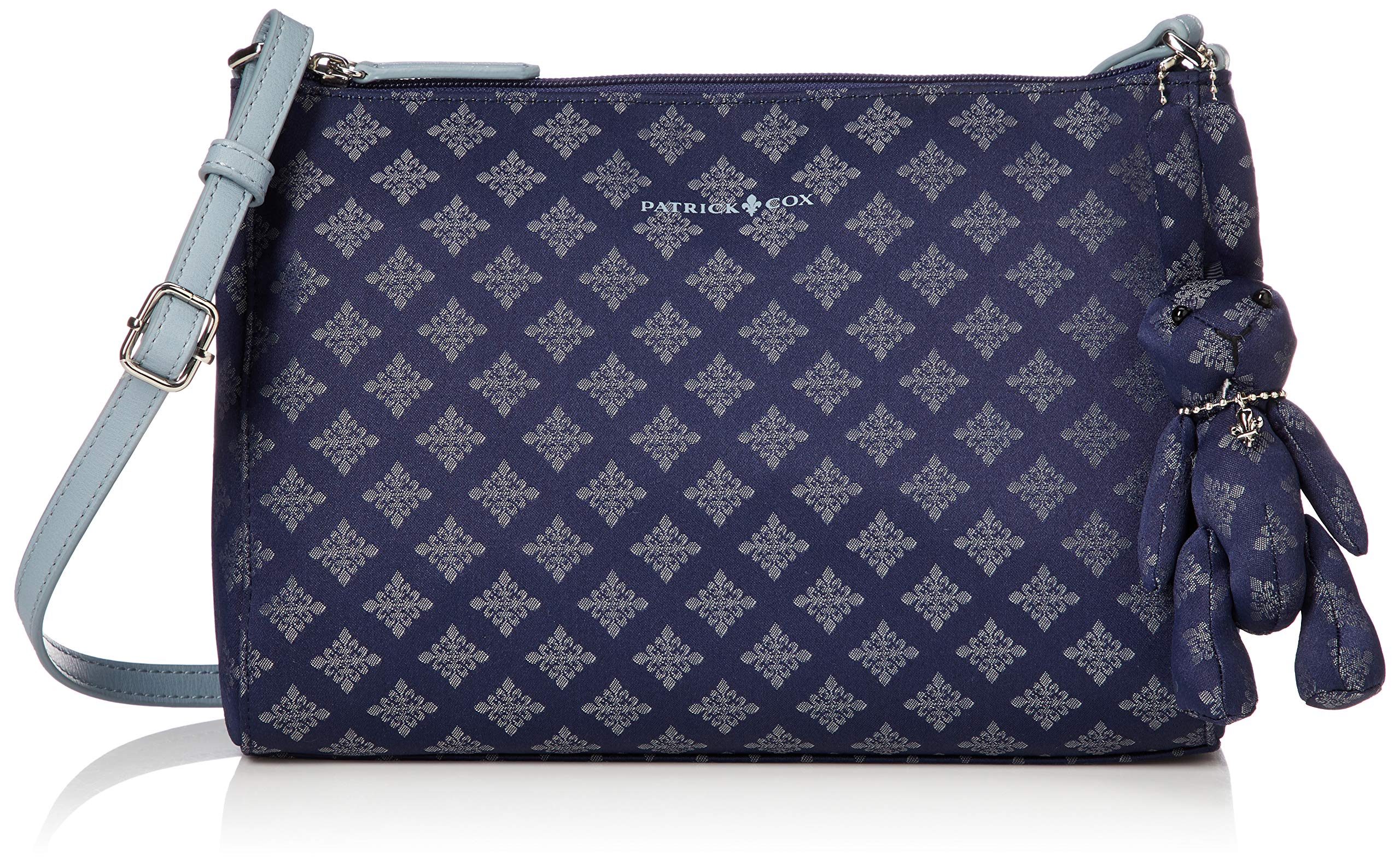 

Shoulder bag Lily pattern jacquard Colorful long shoulder Lightweight Crossbody Pochette with rabbit charm PXLHJAS1 Ice blue [Patrick Cox] Color