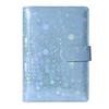 2023 A6 Spiral Loose-Leaf Pu Leather Budget Binder Notebook Planner with Cash Zipper Envelopes for Budgeting