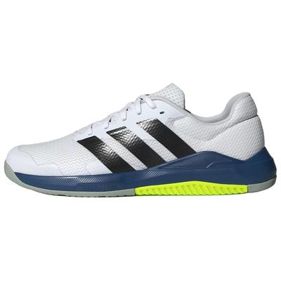 Scarpe da Allenamento Basse Traspiranti Dropset con Supporto Uomo Bianco Nero JQ1450
