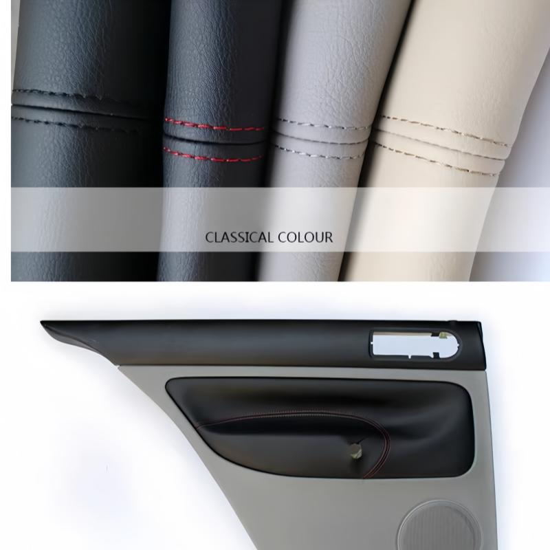 Gloves Car Black Microfiber Leather Armrest cover Breathable Anti-slip Auto Interior For Toyota Camry 2018