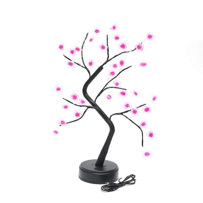 Cherry Blossom Tree Lamp LED Light Heart Tree Light LED Light Battery USB B