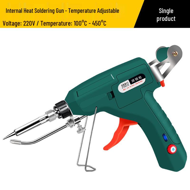 12V Industrial Electric Soldering Gun with Temperature Control – Automatic Soldering Iron for Household Repair and Welding