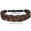 Adjustable Braided Hairband Headband for Effortless Stylish Hairstyles Hair Accesories Headwear for Weddings and Parties