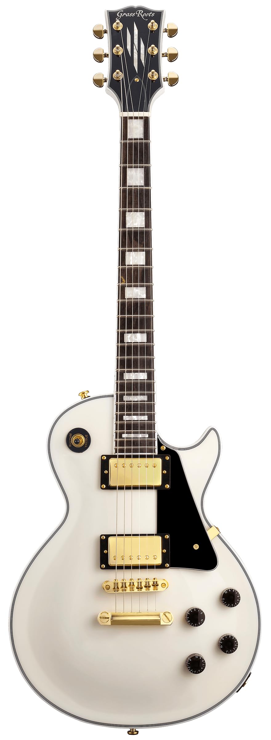 

GrassRoots White Electric Guitar G-LP-CTM